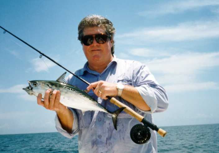 Bonita mackerel and kingfish move close to shore at entrance to Tampa Bay