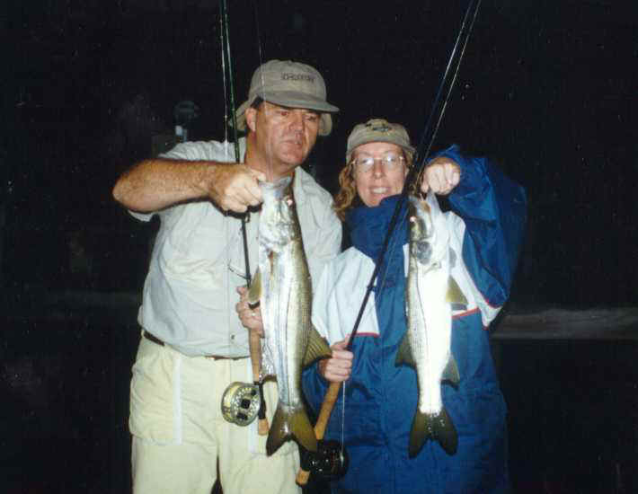 Fly fishing for snook in the Intercoastal Waterway